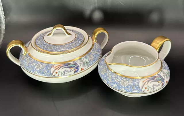 Theodore Haviland Limoges Rajah Sugar & Creamer Set