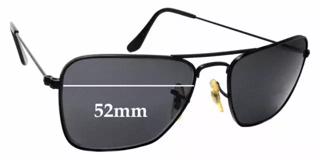 SFx Replacement Sunglass Lenses fits Ray Ban RB3136 Caravan Small Square Aviator