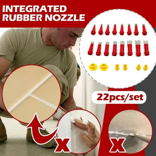 22 pz kit strumenti universali integrati ugelli in gomma spray Gn 7W3Q punte