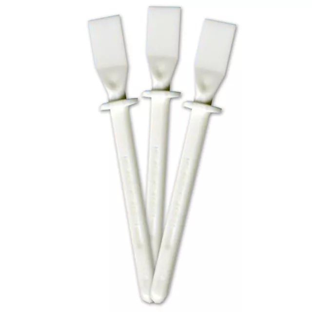 Plástico Blanco Flexible Pegamento Pasta Esparcidores/Espátulas 10 ,30 ,50 Pack