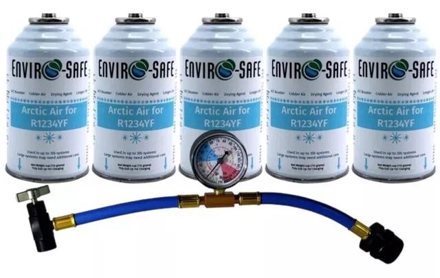 Soporte De Refrigerante R1234YF, 1234YF, Aire Acondicionado Automático, Arctc Air, Con Medidor 1234YF (paquete De 2