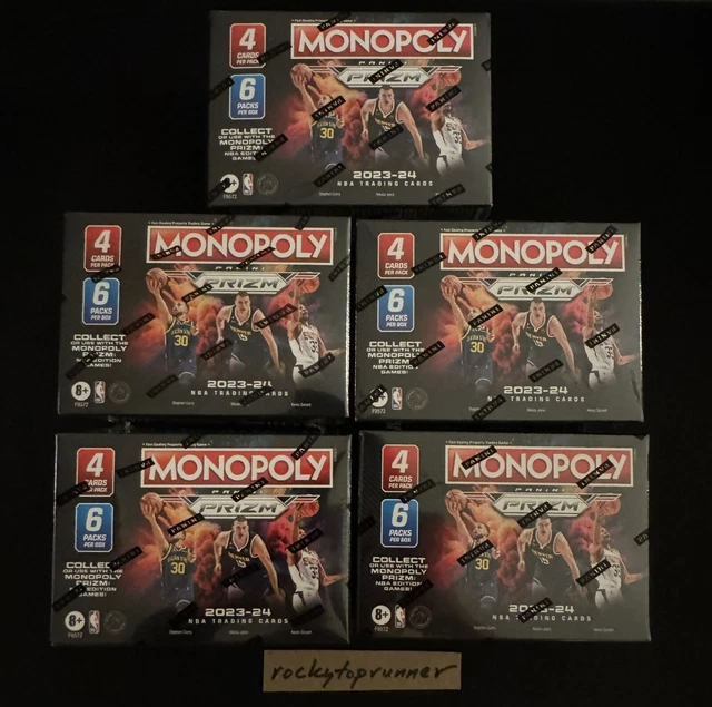 (5) 20232024 MONOPOLY Prizm NBA Booster / Blaster Boxes In Hand NEW
