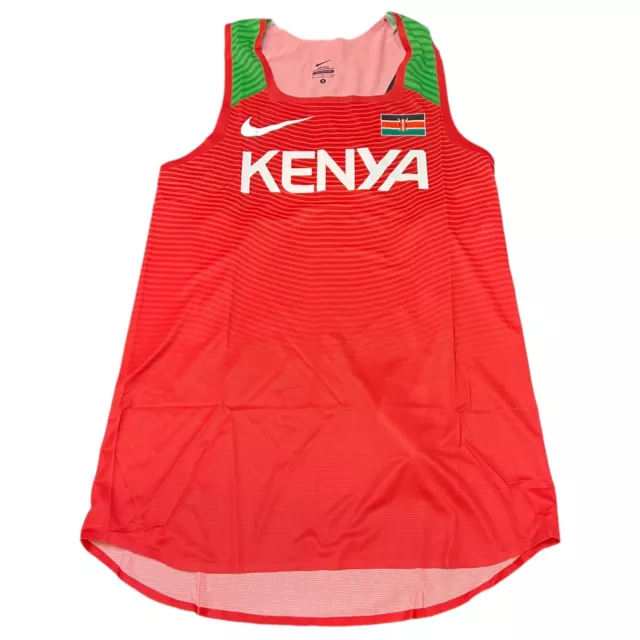 Nike Pro Elite Kenya Olympic Distance Singlet Track Field 800345-XXX SIZE Small