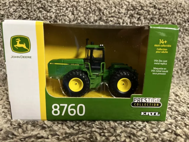 2023 NEW 1:64 ERTL PRESTIGE John Deere 8760 4WD Tractor w/Duals NEW!