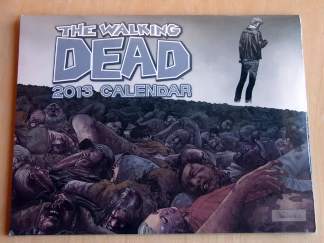 The Walking Dead 2013 Calendar comic art Charlie Adlard