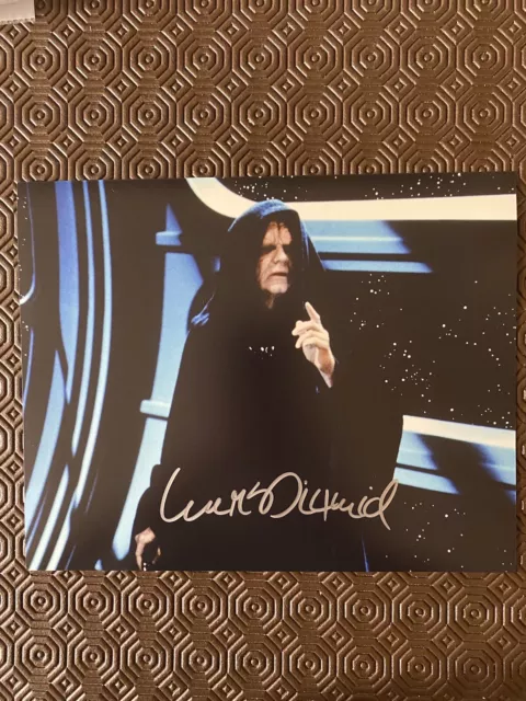 Ian McDiarmid Star Wars Signed 8x10 Photo With COA