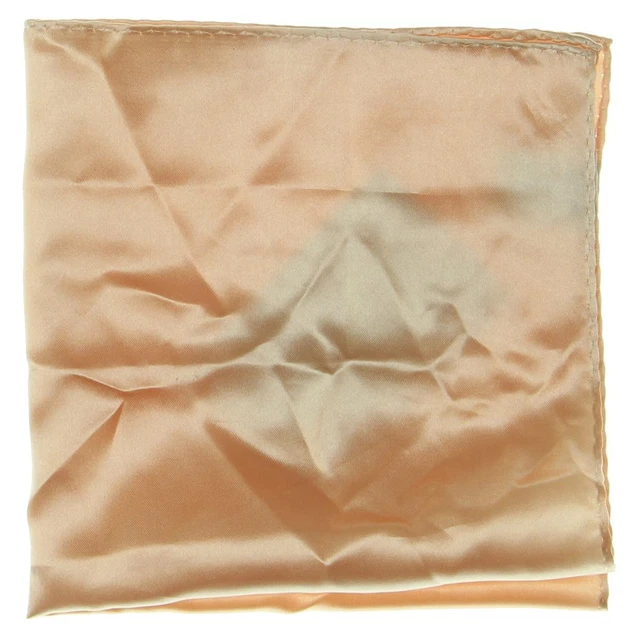 Designer Mens Pink Sateen Business Dress Pocket Square O/S  6734