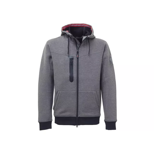 Felpa da lavoro full zip jersey scuba elasticizzato con cappuccio TASTY U-POWER