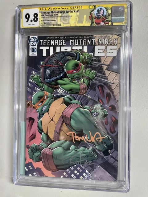 Teenage Mutant Ninja Turtles #100 Variant IDW 2011 CGC 9.8 signed Kevin Eastman