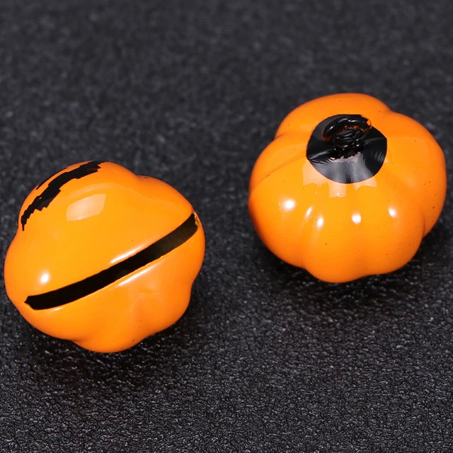 20 un. campanas de campana de linterna Jack O para joyería de calabaza para mascotas