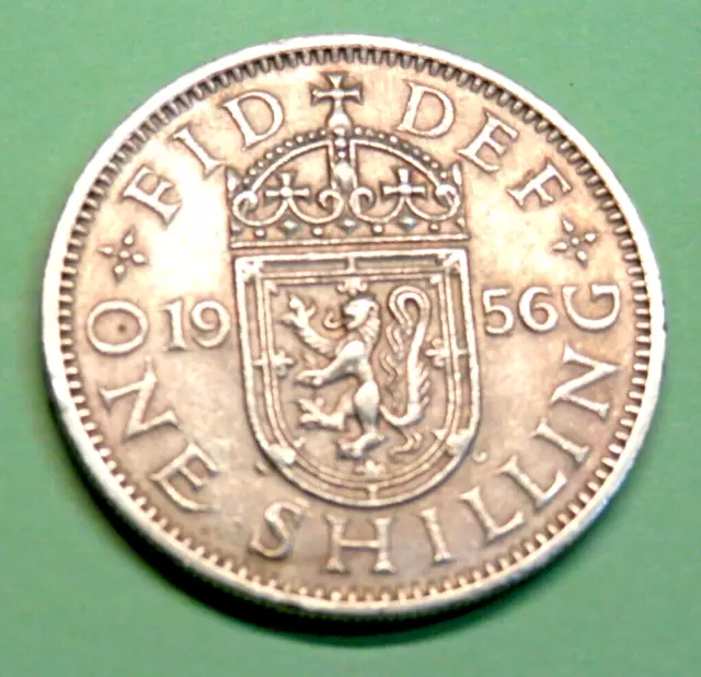 One Shilling 1956 Elizabeth II. Großbrittanien