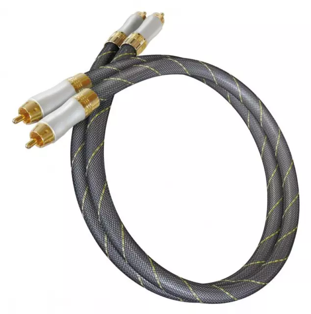 DYNAVOX HIGHEND-Stereo-Cinchkabel  2 x 0,6 m  NF-Kabel hochwertig Cinchkabel 2