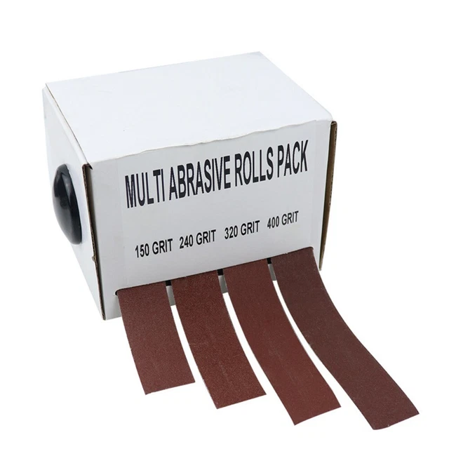 Papier de sable à tiroirs Papier Emery Pack avec distributeur Outil rotatif
