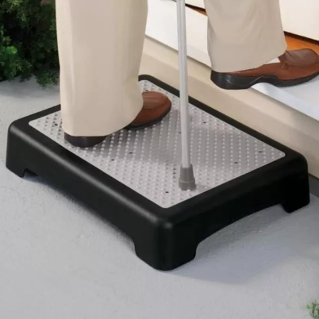 Hyfive Anti Slip Exterior Medio Escalón Ancianos Discapacidad Puerta Andar Paso