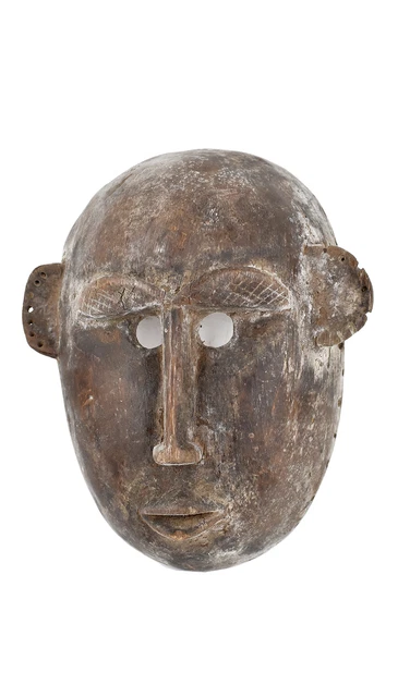 Tabwa Wood Mask African Art