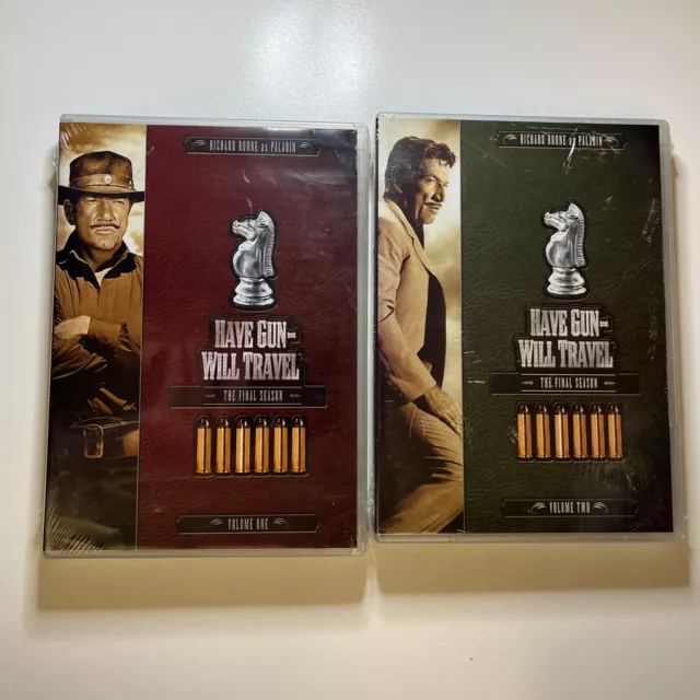 Have Gun Will Travel TV Western Final Season Season 6 Volume 1 & 2 DVD 2013 CBS