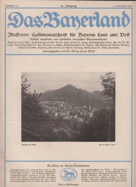 Das Bayerland - Illustrierte Halbmonatschrift für Bayerns Land und Volk -  53520