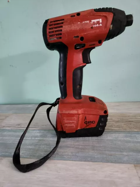 Hilti SIW 144-A, 1/2"  Impact Driver + Battery Pack **FOR PARTS OR REPAIR**