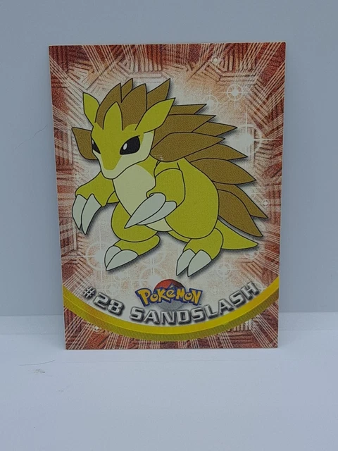 Pokemon 28 POKEMON TCG WOTC Topps TV Animation Edition #28 Sandslash Red Label EUR ...