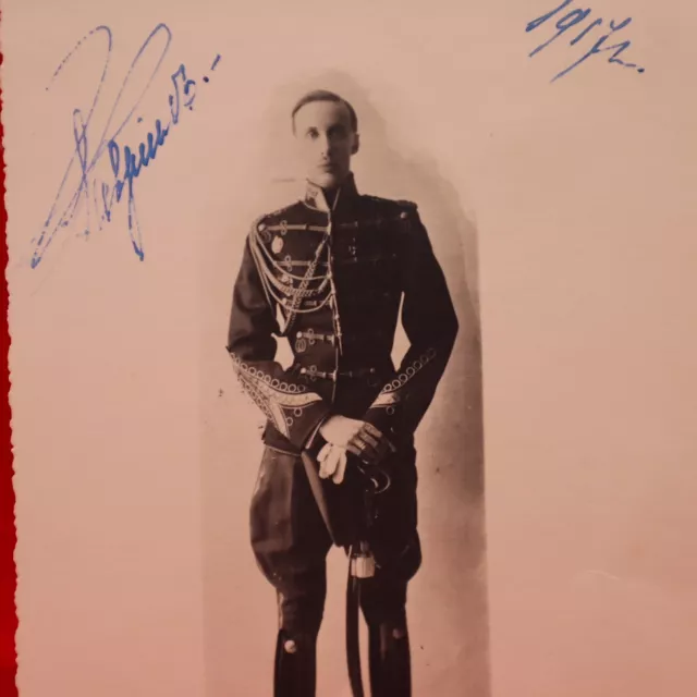 *RARE* ROYALTY SIGNED Prince Gabriel Constantinovich of Russia PHOTO  PSA COA