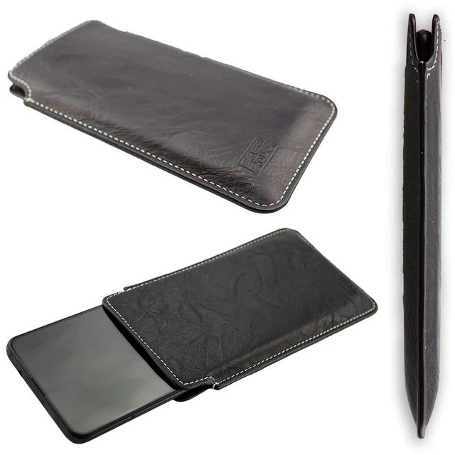 caseroxx Business-Line Case for Vivo V17 Pro in black made of faux leather