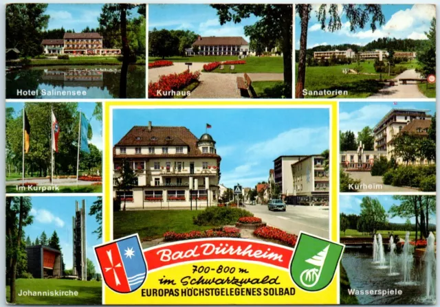 Postcard - Bad Dürrheim in the Black Forest - Bad Dürrheim, Germany