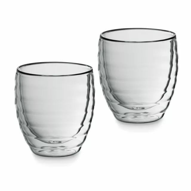 Kela 2er Set Cappuccinoglas Cesena Kaffeeglas doppelwandig Gläser Thermogläser