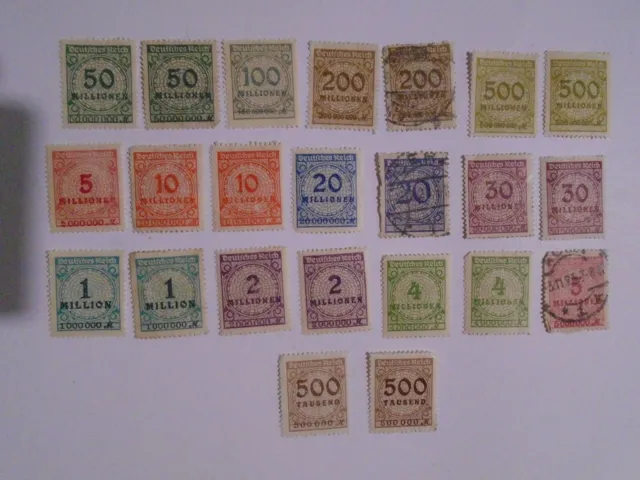 Germany 1923 with set collection 1