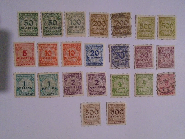 Germany 1923 with set collection 1