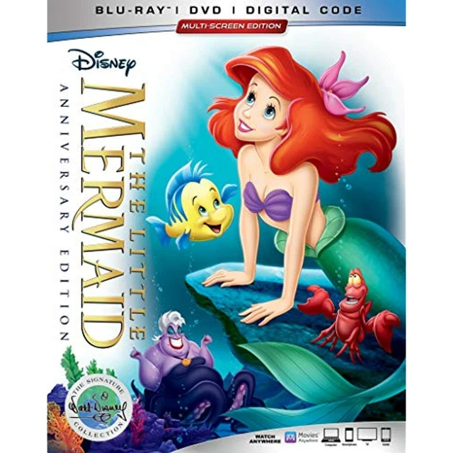 THE LITTLE MERMAID (BluRay / DVD / Digital) NEW £7.67 PicClick UK
