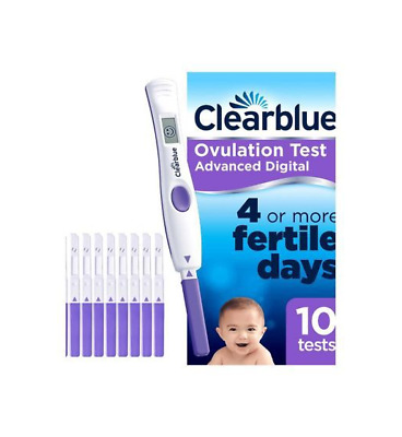 Prueba de ovulación digital avanzada Clearblue 10 pruebas nuevo