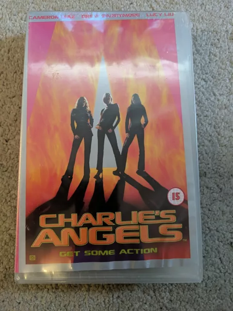 CHARLIE'S ANGELS VHS Video Big Box Ex Rental Large Case RCA Sealed $10. ...