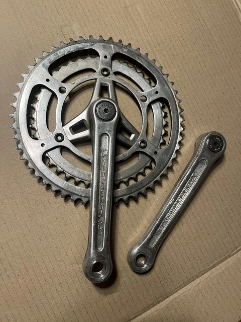 Pédalier vélo Stronglight 107 170 ancien vintage Peugeot campagnolo py10 9/16 - Équipements vélos