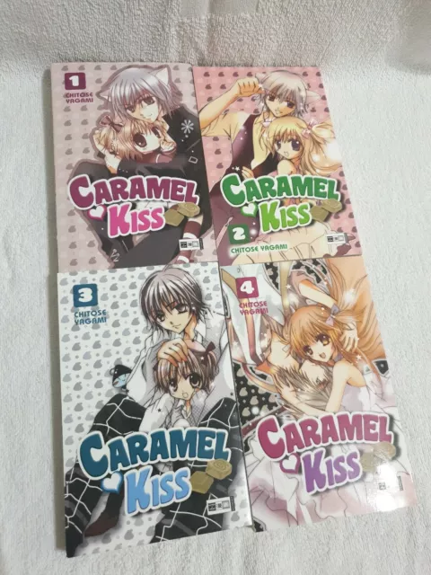 Manga Caramel Kiss Band 1-4 KOMPLETT - Chitose Yagami; Egmont Manga