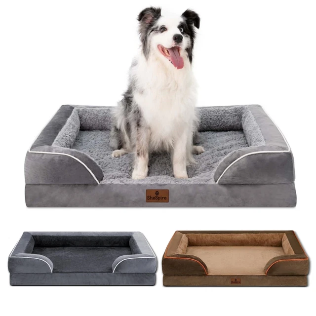 Orthopedic Dog Bed Super Soft Memory Foam Dog Couch Pet Mattress Removable Cover