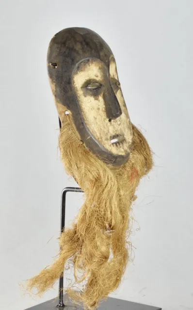 Beautiful African Mask LEGA Lukwakongo  Cult of Bwami Congo  Drc Tribal Art 1511 2