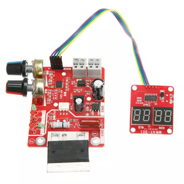 NY-D01 100A Punktschweißgerät Controller Zeitstrom Aktuelle Bedienfeld Module CE 2