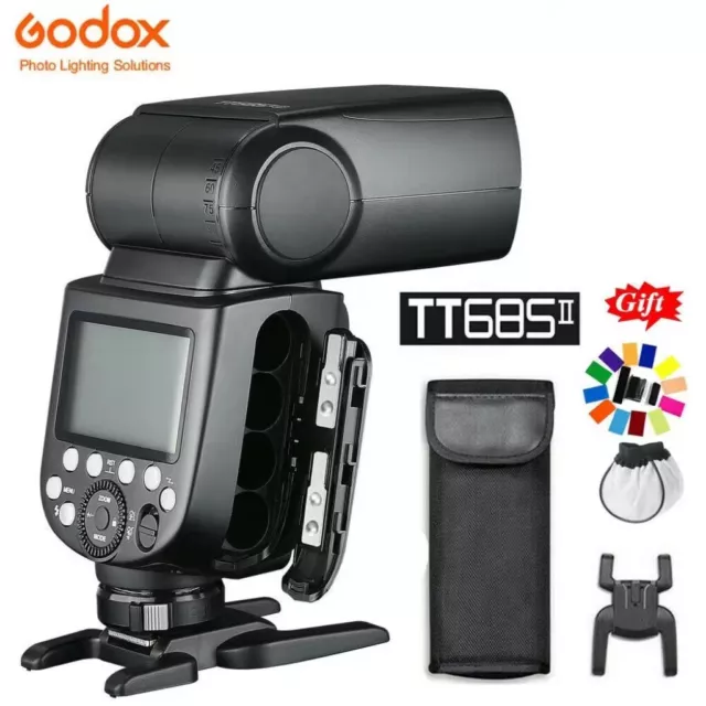 Godox TT685II-S 2.4G TTL HSS 1/8000S Camera Speedlite Flash Light For Sony