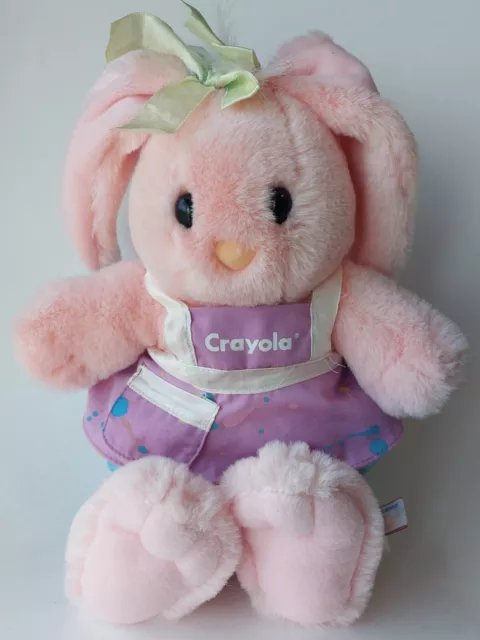 Vintage 1990 Hallmark Crayola Bunny Company Candy Cotton Tail 12" Plush Easter