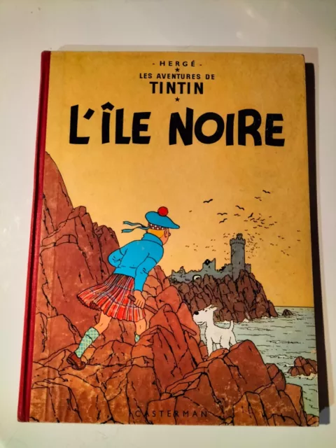 Bd 1960 Tintin L Ile Noire B29 Herge Casterman (Z222)