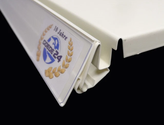 10 Frontleisten 625 X 70 Mm – Acryl-Plexiglas Warenstopper Für Regale, Passend Für Tego, Eden, Alpos, Linde