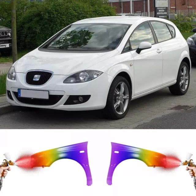 Seat Leon 2005-2012 Kotflügel Verzinkt Vorne Links O Rechts Lackiert Wunschfarbe