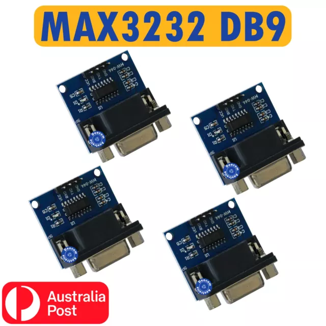 MAX3232 RS232 to TTL Serial Port Converter Board Module with DB9 Connector