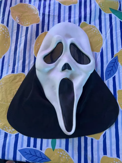 RARE Ghostface Scream Mask Vintage Marked Easter Unlimited INC. No Hood COSTUME
