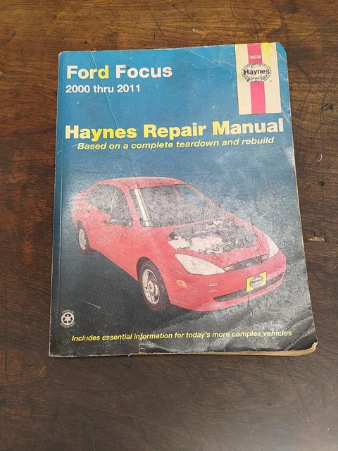 Repair Manual Haynes 36034 fits 2000 Ford Focus