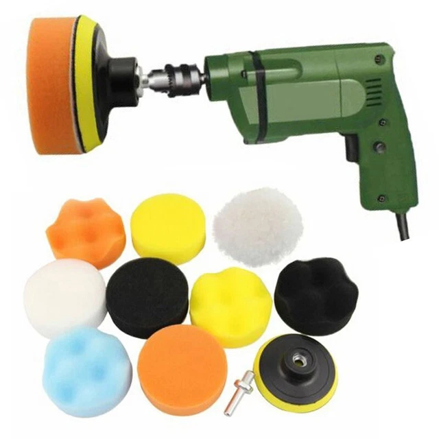 SIQUK 8 Pezzi Kit Lucidatrici Auto Tampone di Lucidatura 150mm Tamponi