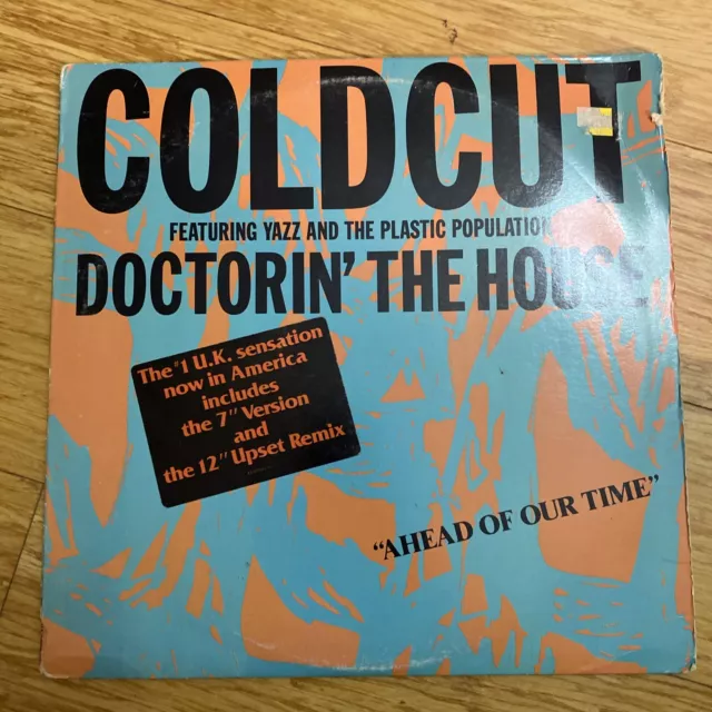 Coldcut ft Yazz - Doctorin' The House (4 Mixes) US 12" Vinyl 1988 Hip Hop House
