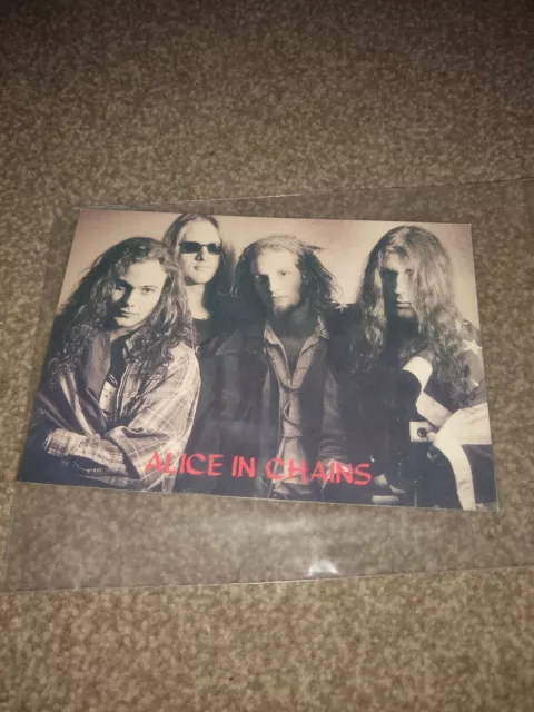 Alice In Chains Postcard FAST & FREE Delivery - Excellent condition, blank.