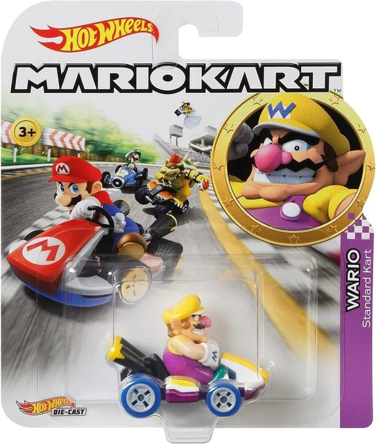 Hot Wheels Mario Kart - Voiture en métal 1/64 - Character Cars Hot Wheels Mario Kart - Voiture en métal 1/64 - Character Cars