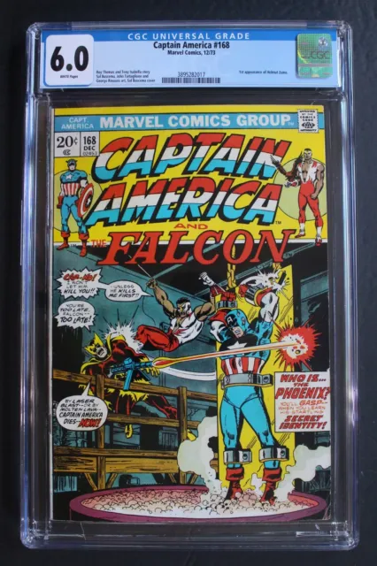 Captain America #168 1st Pheonix BARON HELMUT ZEMO Falcon Winter Soldier CGC 6.0